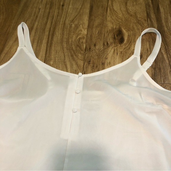 NWT Lane Bryant Sheer Stretch White Tank Top Shirt Womens Size 16 - Picture 4 of 7
